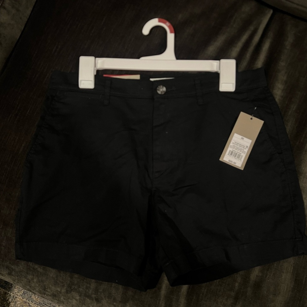 Black Casual Shorts 5” inseam